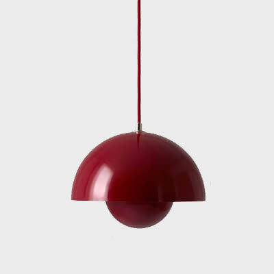 Scandinavische Macaron 1-Licht Halfronde Hanglamp