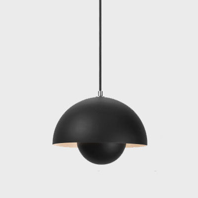 Scandinavische Macaron 1-Licht Halfronde Hanglamp