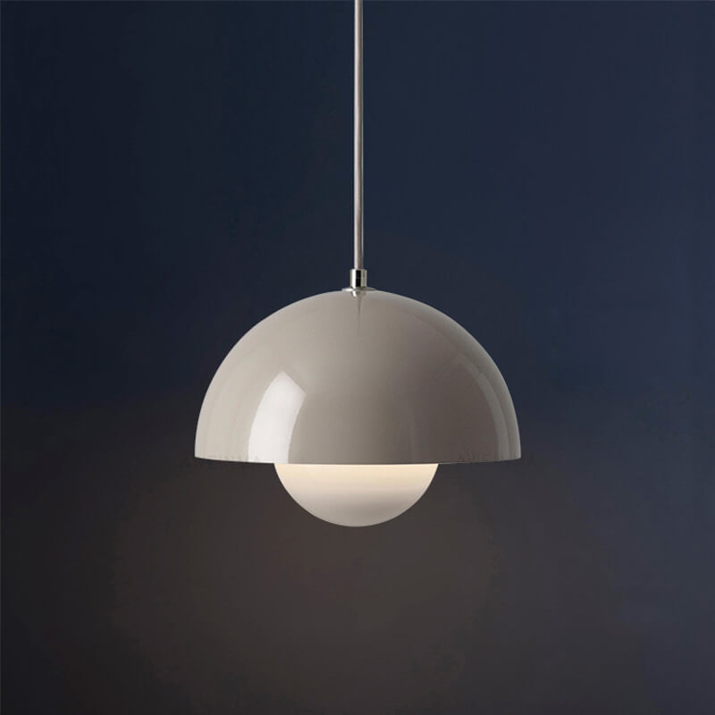 Scandinavische Macaron 1-Licht Halfronde Hanglamp