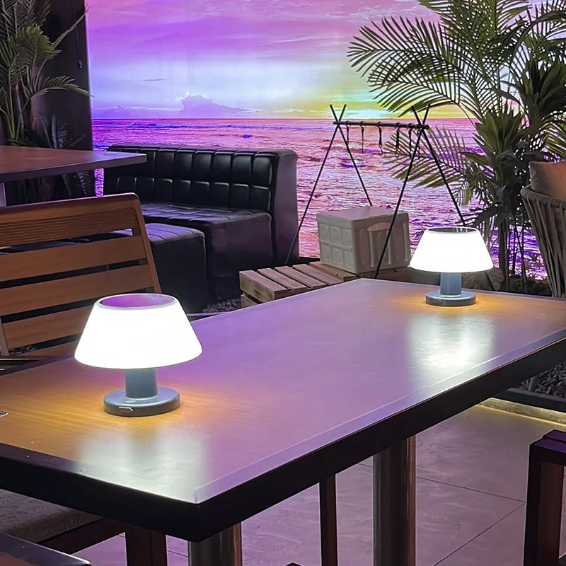 SolarLume - Oplaadbare Zonnelamp voor Tafel – Duurzame LED Tafellamp voor Binnen en Buiten