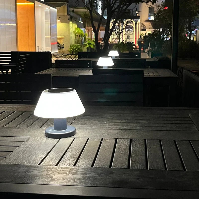 SolarLume - Oplaadbare Zonnelamp voor Tafel – Duurzame LED Tafellamp voor Binnen en Buiten