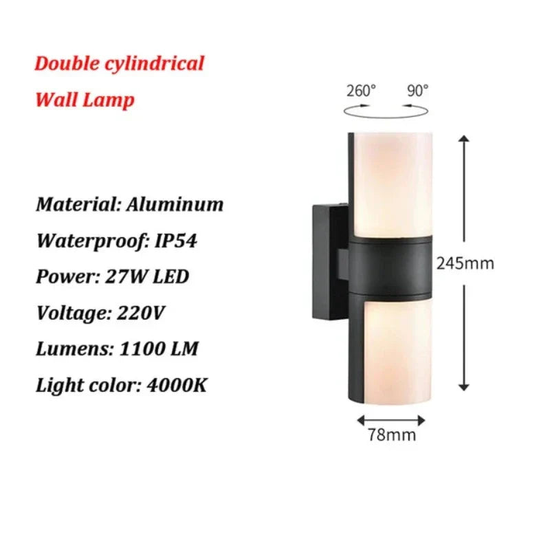 LichtStijl - LED Buitenwandlamp voor Moderne Tuinen