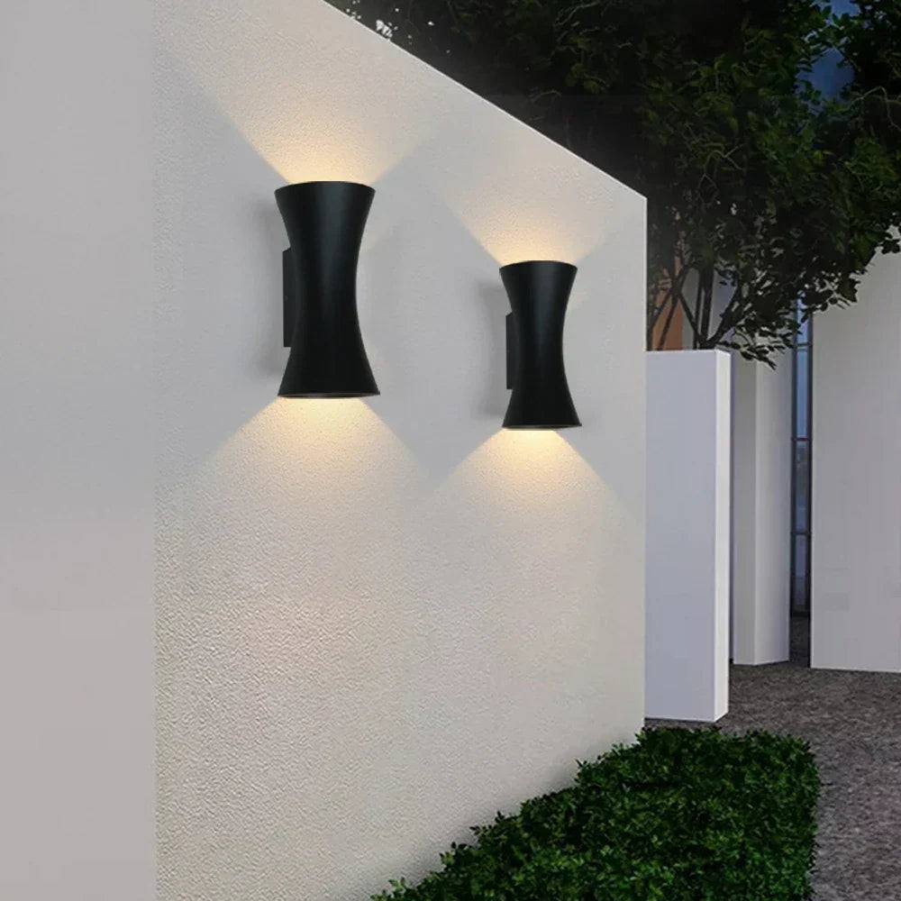 LumiWall - Waterdichte LED Wandlamp in Aluminium – Moderne Buitenverlichting