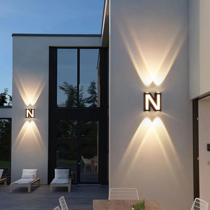 GlowLetters - Buitenverlichting met Letterdecoratie