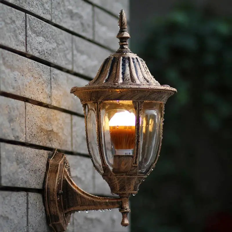 LumiRetro - Vintage Buiten Wandlamp – Tijdloze Retro Lantaarn voor Huis, Tuin en Terras