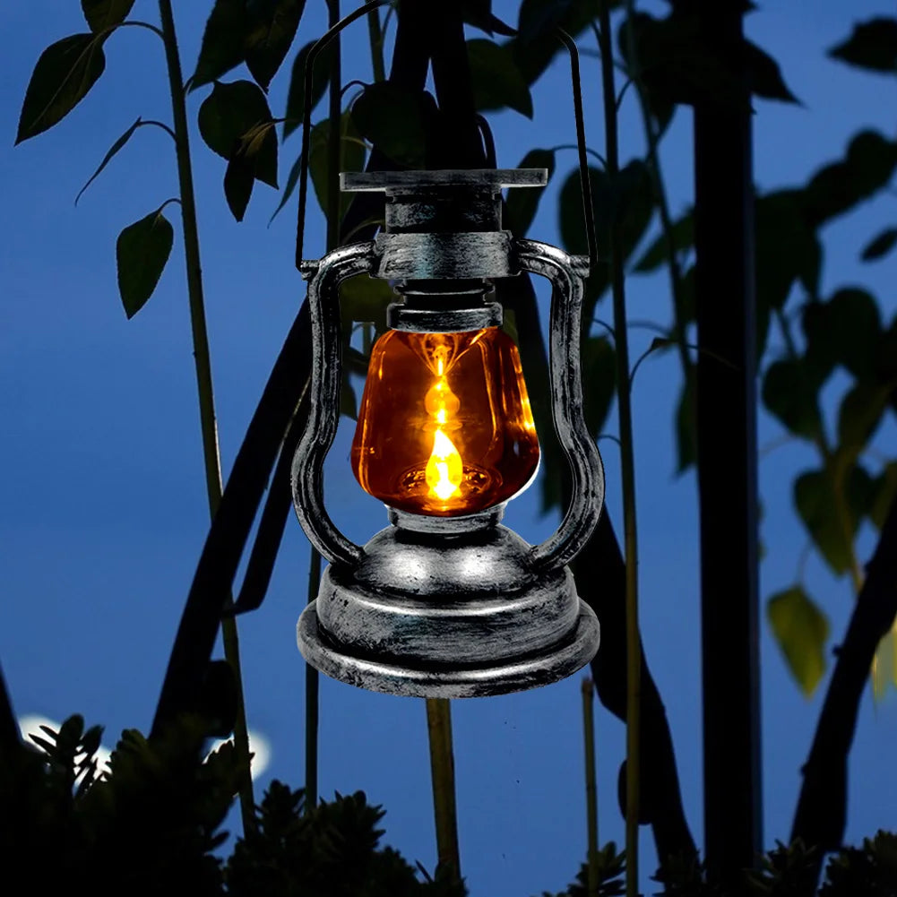 RetroLicht - Vintage Kerosinelamp met LED Verlichting – Nostalgische Decoratieve Lantaarn