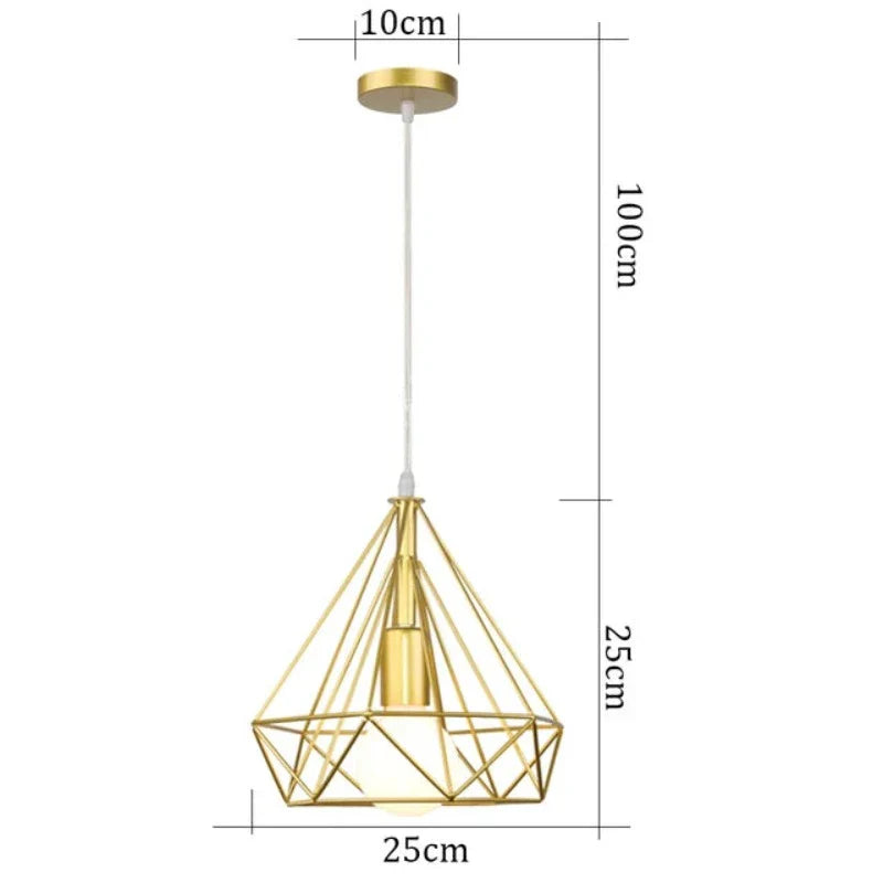 RetroLux - Hanglamp met Industrieel Metalen Frame