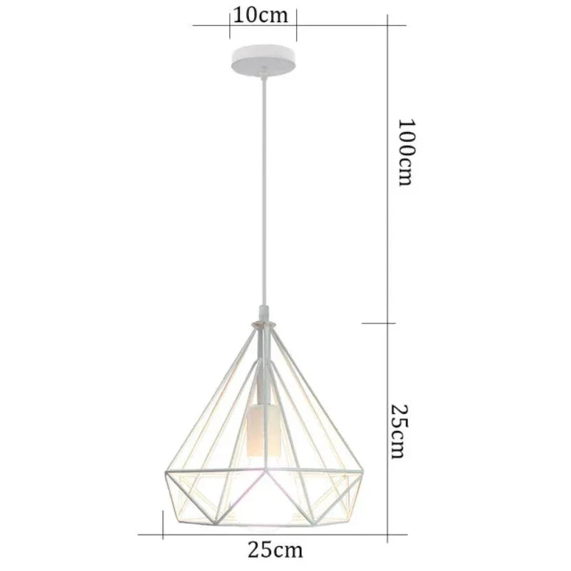 RetroLux - Hanglamp met Industrieel Metalen Frame