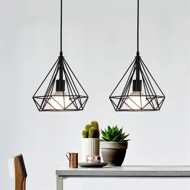 RetroLux - Hanglamp met Industrieel Metalen Frame