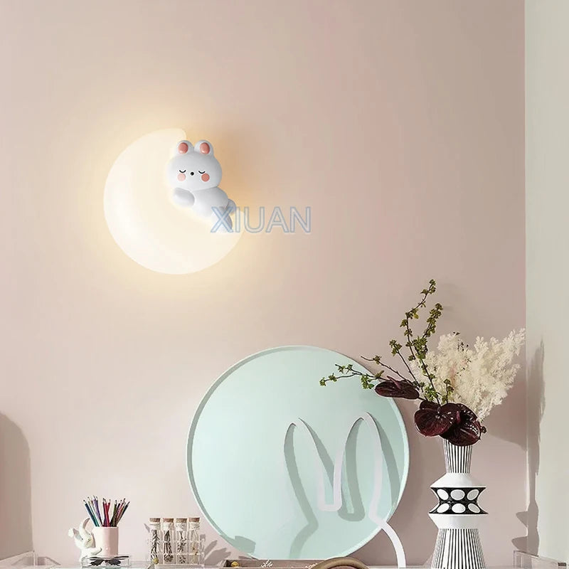 MoonAnimal - Creatieve Maanlamp voor Kinderkamers en Slaapkamers