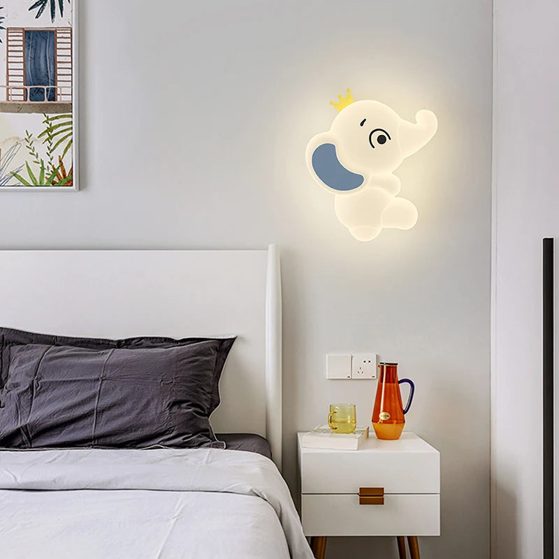 SavanneKids - Cartoon Wandlamp met Dierenmotief voor Kinderkamer