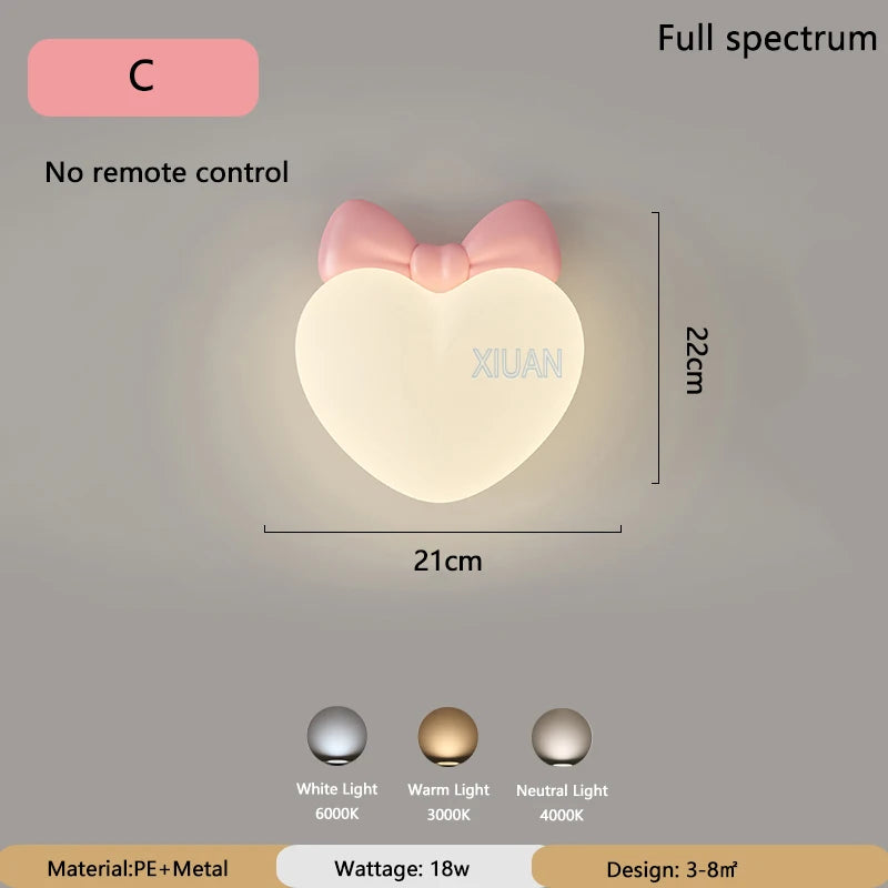 LoveLicht - Roze Kroon Wolk Hart Ontwerp LED Bedlampje