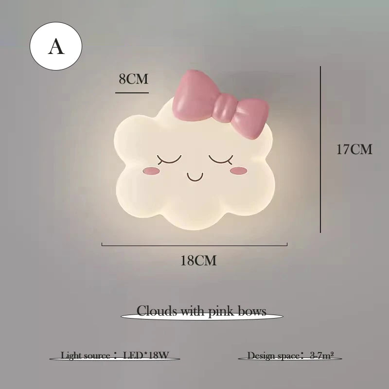 RomanticCloud - Wandlamp Kinderkamer Prinsessenstijl