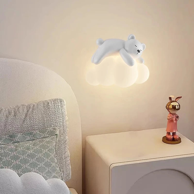 PandaLicht - Schattige Panda LED Wandlamp voor Kinderkamers