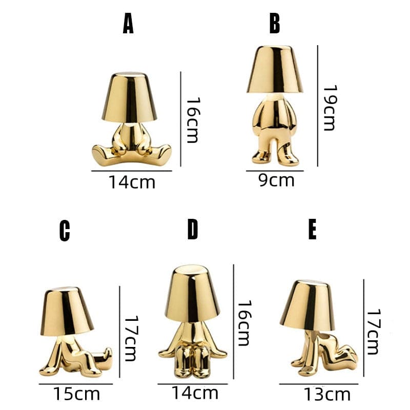 GloedHeld - Breng Warmte en Karakter in elke Kamer met de GloedHeld Meneer Lamp