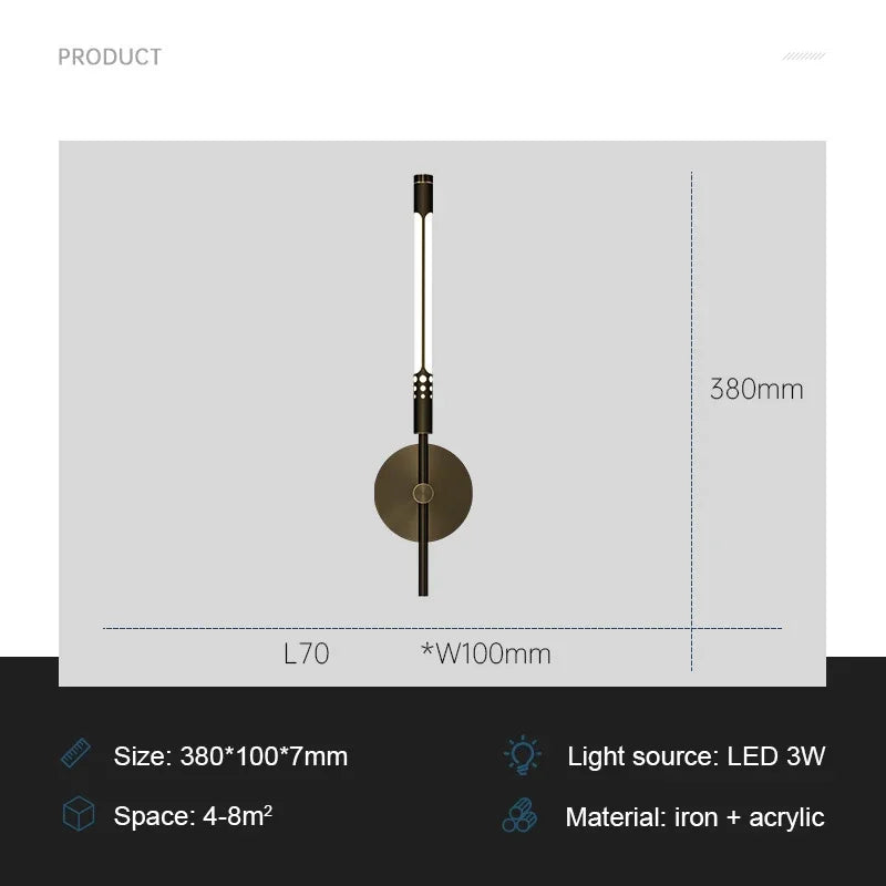 ModernLux - Led Wandlamp Luxe Binnenverlichting Sconces voor Woonkamer en Slaapkamer