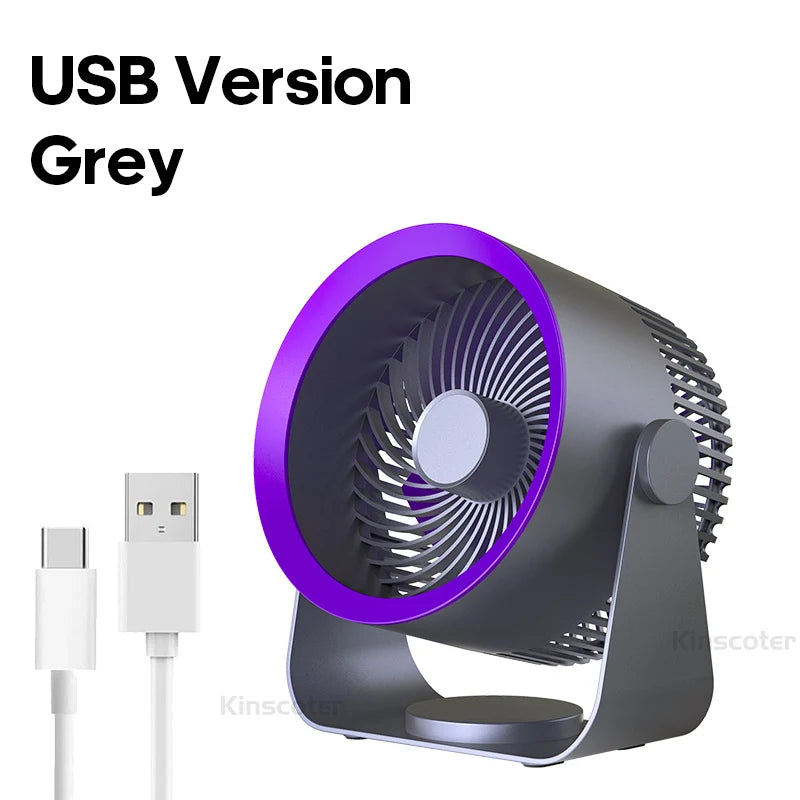 Draagbare USB Ventilator voor Verfrissing Onderweg