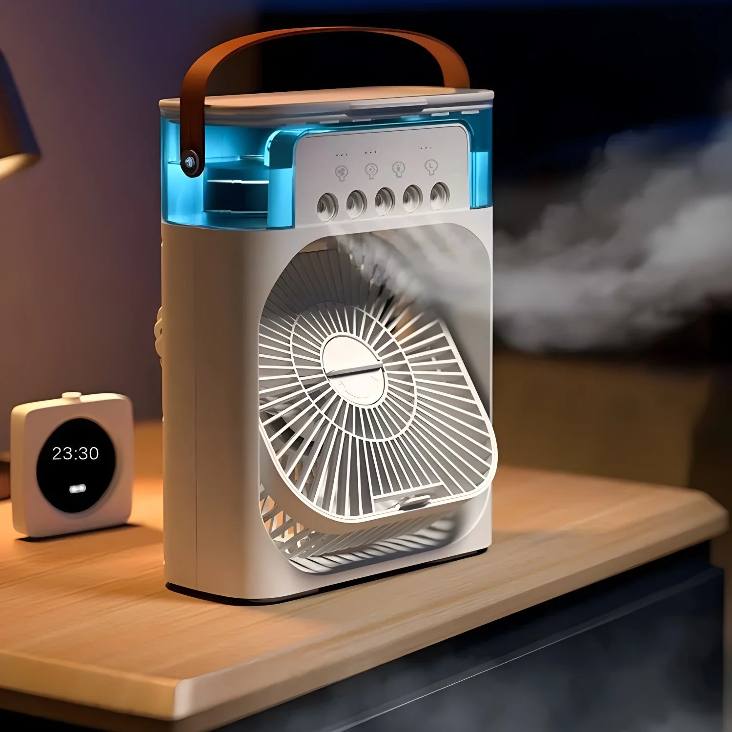 AirCooler Pro 3-in-1 Ventilator, Airconditioner en Luchtbevochtiger met 7-Kleuren LED Licht