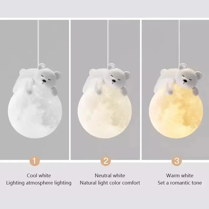 MoonGlow - Creatieve LED Wandlamp voor Slaapkamer en Kinderkamer