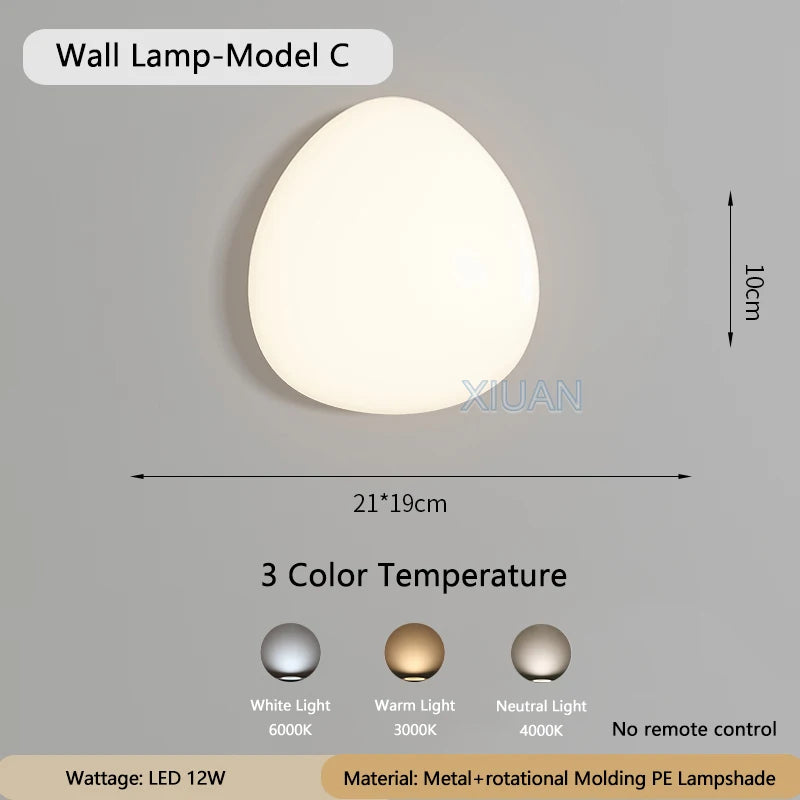 WhiteCloud - Moderne LED Wandlamp voor Kinderkamers en Slaapkamers