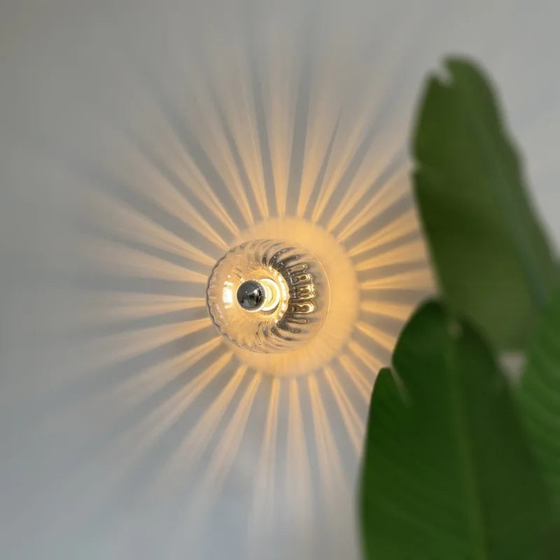 BauhausLicht - Glazen Wandlamp Met E14 Fitting Voor Woonkamer en Hal