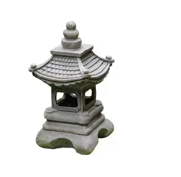 Japanese Garden Lantern – Weerbestendige Solar LED Buitenverlichting voor Zen Tuinen