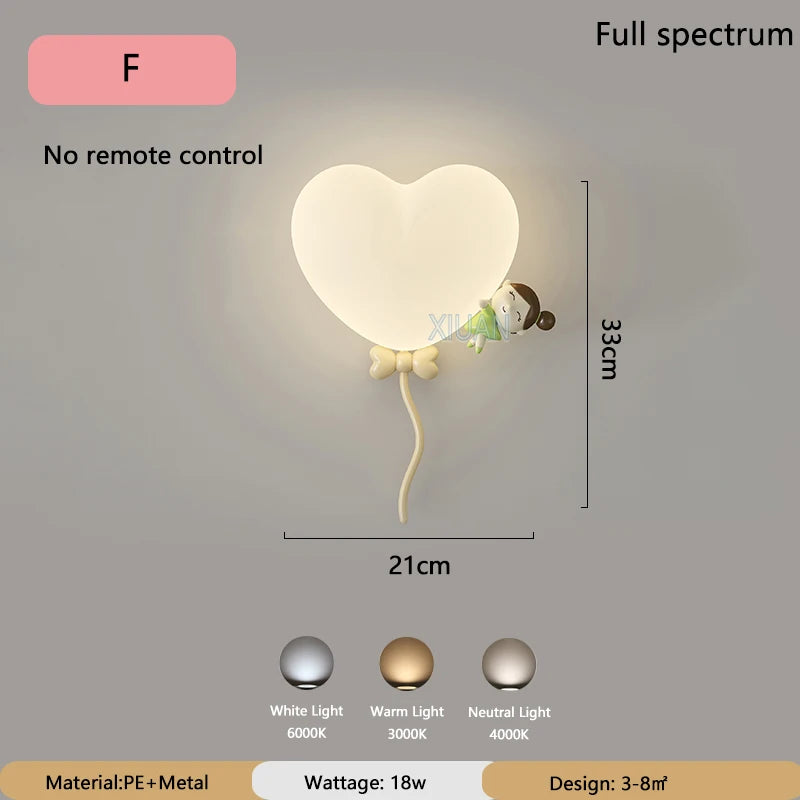 LoveLicht - Roze Kroon Wolk Hart Ontwerp LED Bedlampje