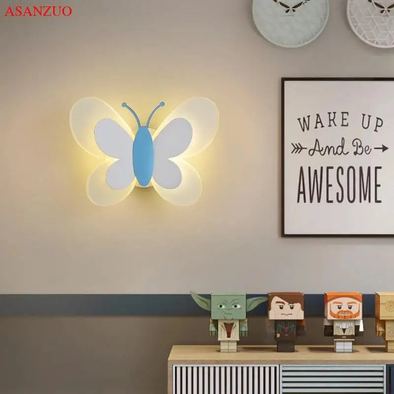 ButterflyGlow - Acryl Vlinder LED Wandlamp voor Kinderkamer en Slaapkamer Decor