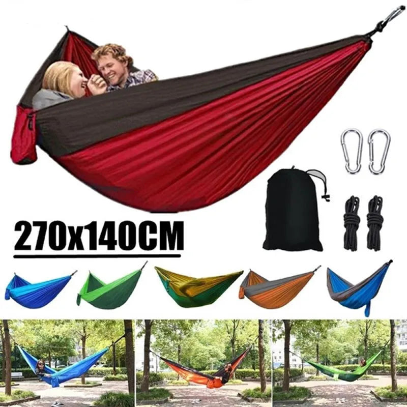 Single Person Draagbare Outdoor Camping Hangmat van Nylon