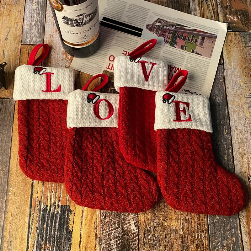 FestSocks – Kerstdecoraties Gebreide Sokken