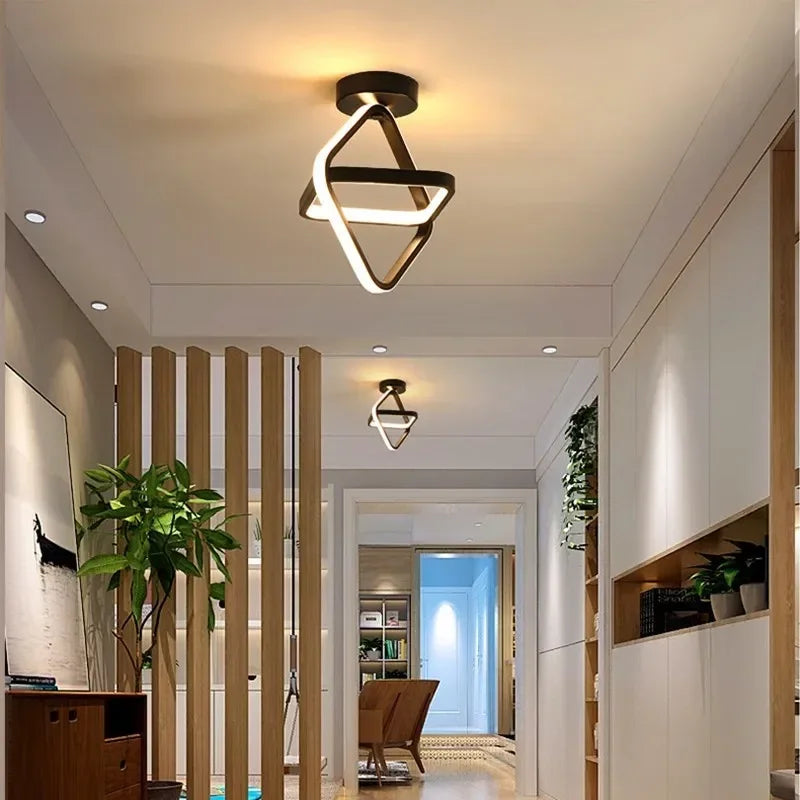 Moderne LED Plafondlamp - 2 Ringen Creatief Ontwerp