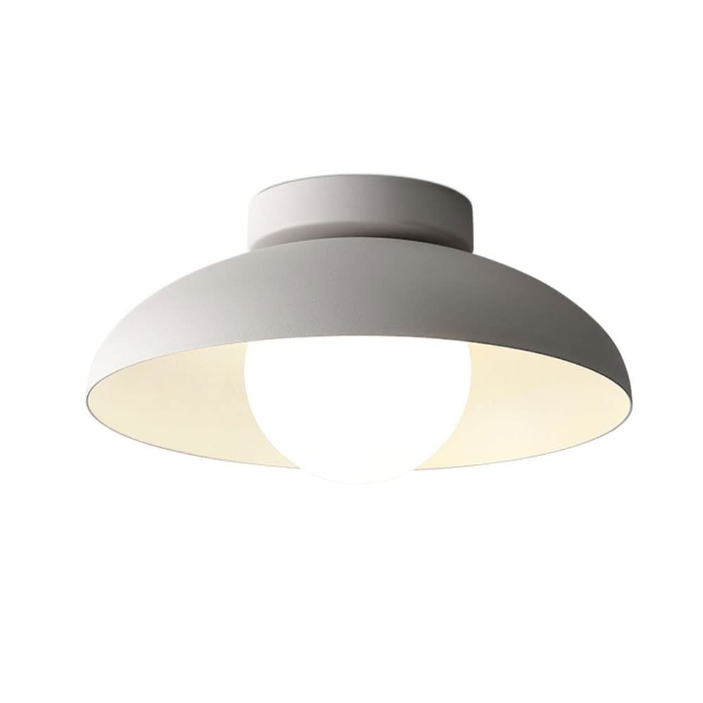 Moderne Metalen Semi-Flush Plafondlamp voor de Hal