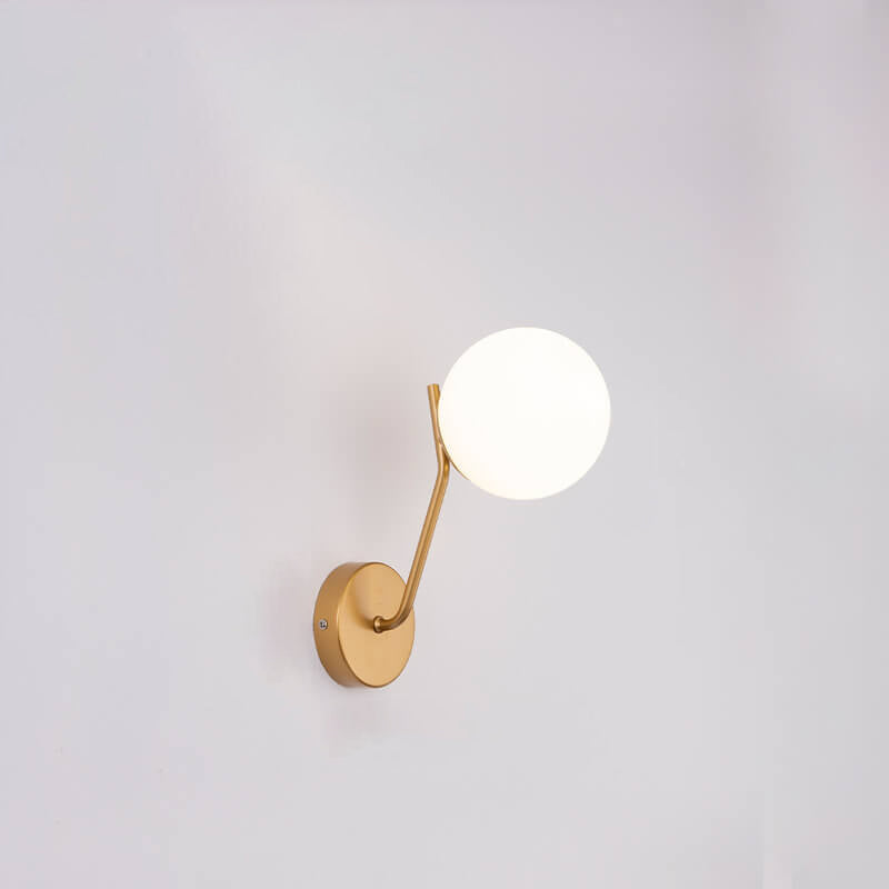 Moderne Bolvormige Glazen Wandlamp