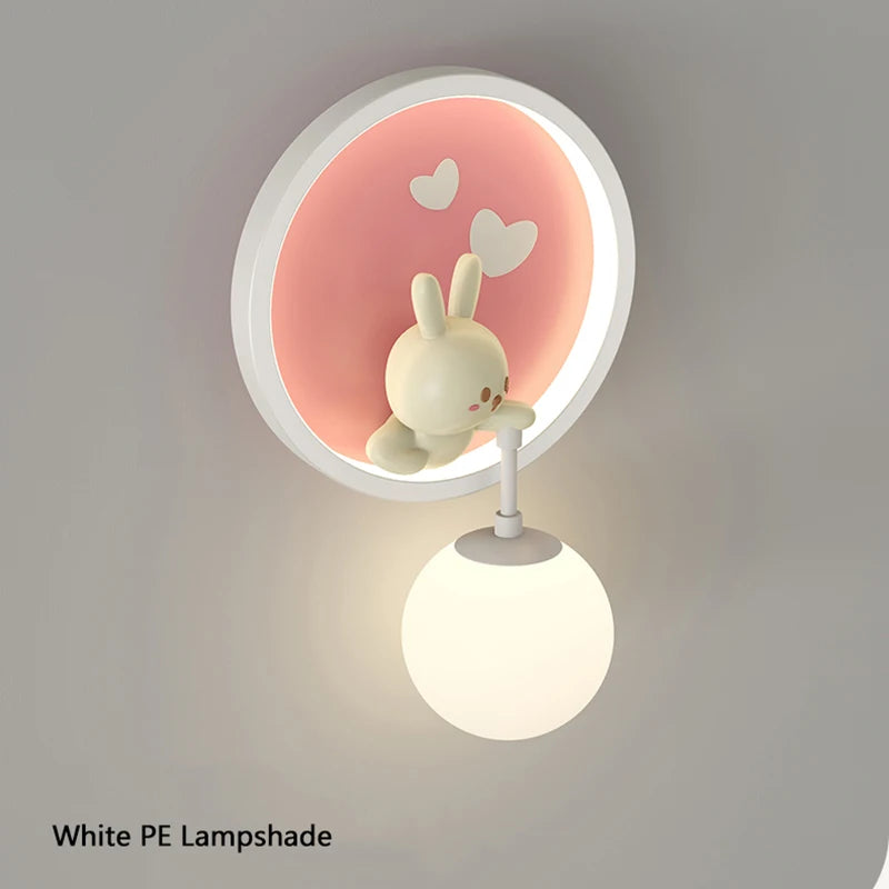 RomanticWall - Kinderkamer Wandlamp met Dierenmotief