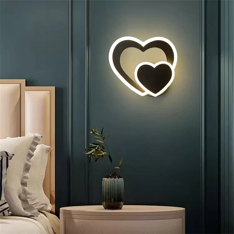 HeartWall Wandlamp - Creatieve LED Sfeerverlichting