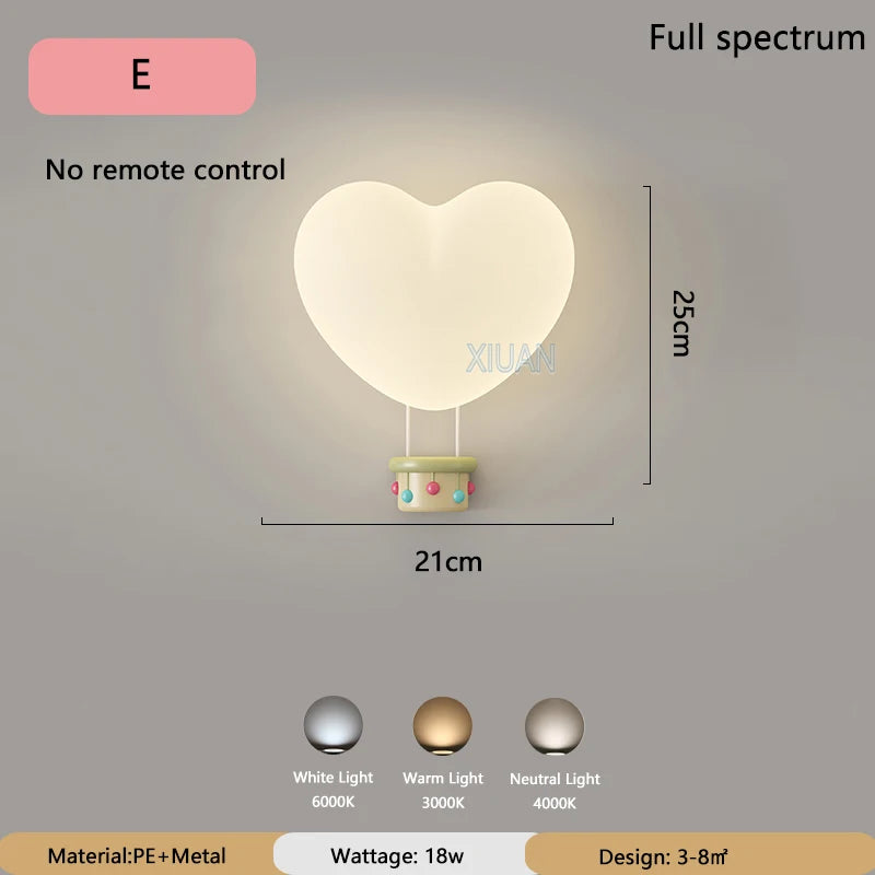 LoveLicht - Roze Kroon Wolk Hart Ontwerp LED Bedlampje