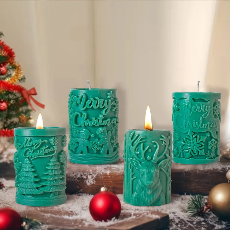 ElkMold – Elegante 3D Kerstkaarsen Vorm