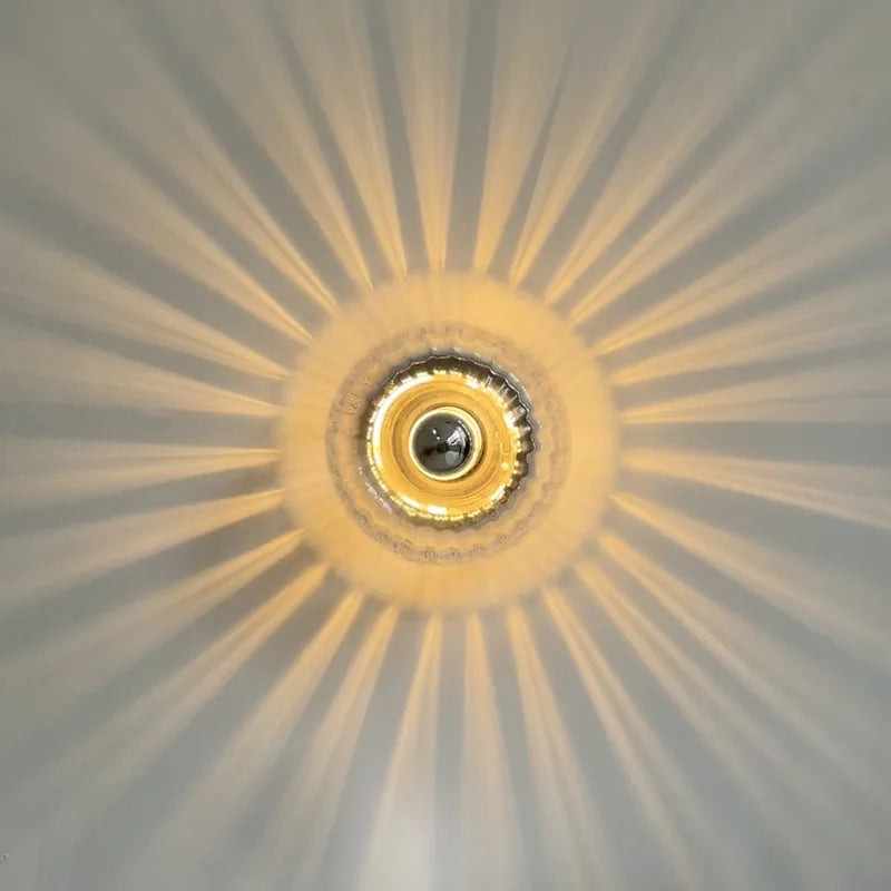 BauhausLicht - Glazen Wandlamp Met E14 Fitting Voor Woonkamer en Hal