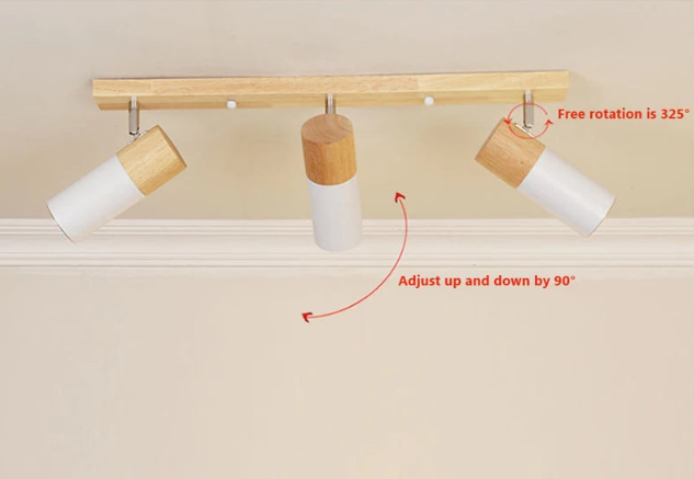 NordicBeam - Scandinavische Houten Plafondlamp