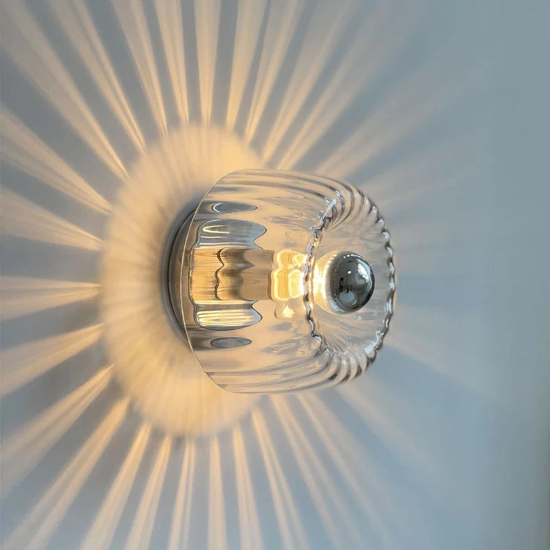 BauhausLicht - Glazen Wandlamp Met E14 Fitting Voor Woonkamer en Hal