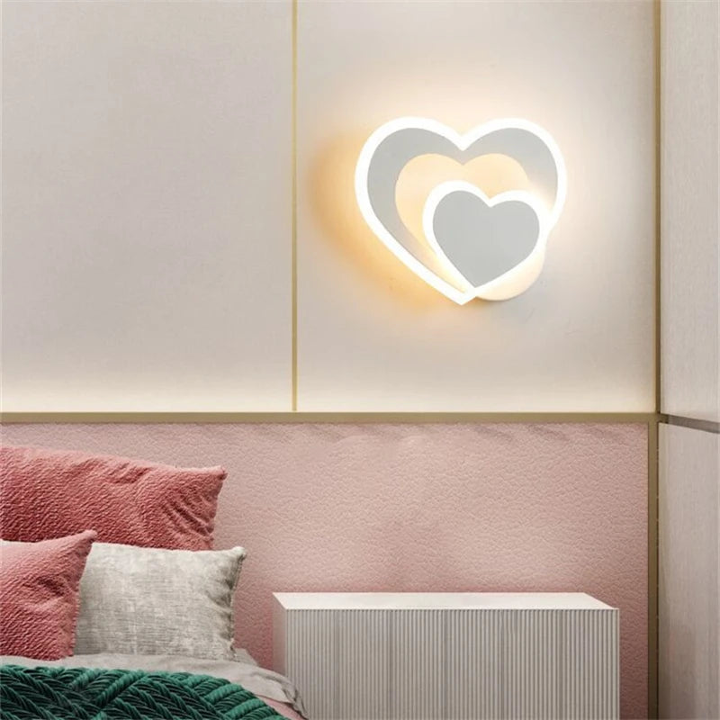 HeartWall Wandlamp - Creatieve LED Sfeerverlichting