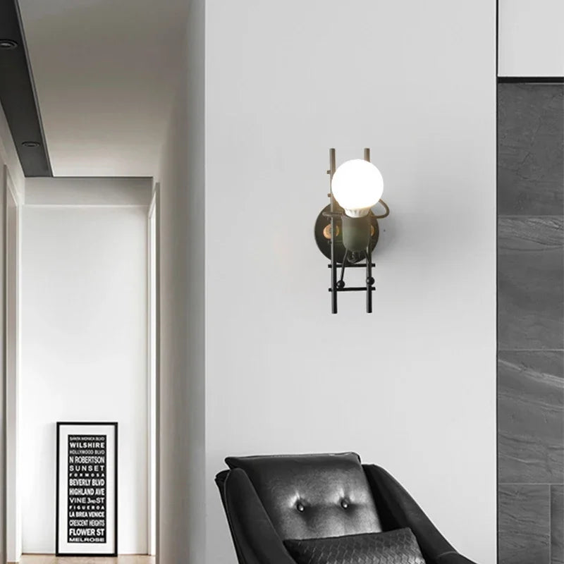 RobotLicht - Moderne Sconce voor Kinderkamers