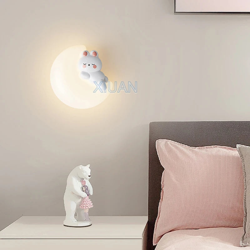 MoonAnimal - Creatieve Maanlamp voor Kinderkamers en Slaapkamers