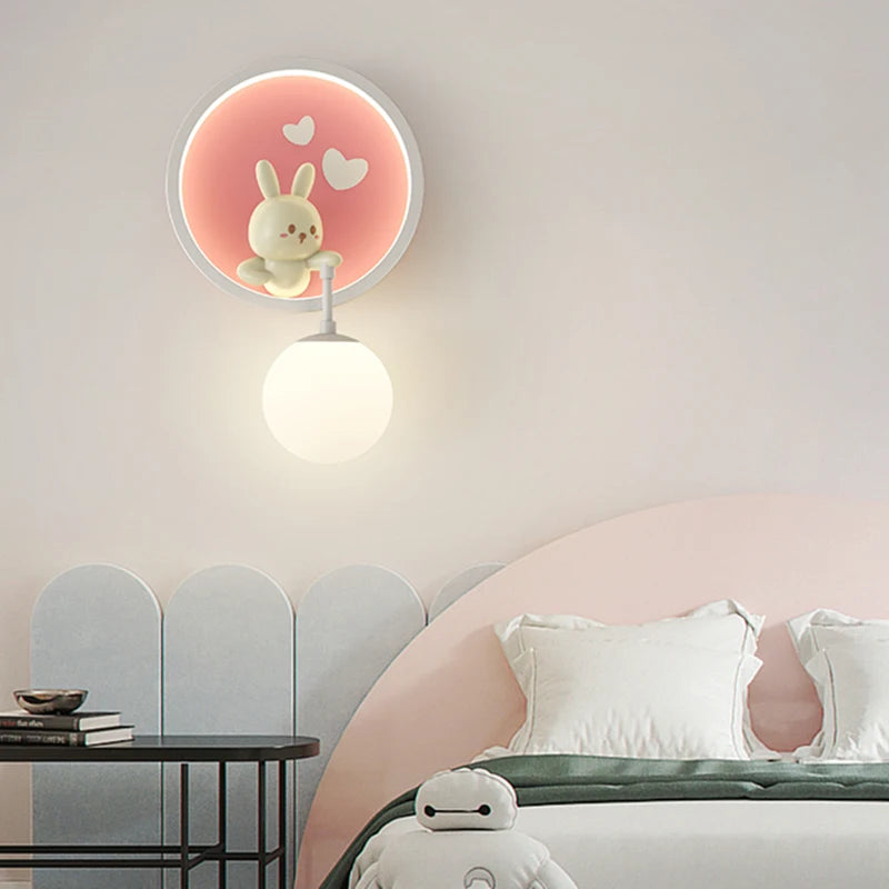 RomanticWall - Kinderkamer Wandlamp met Dierenmotief