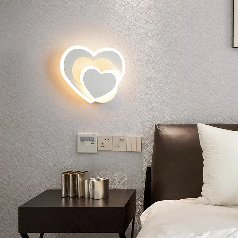 HeartWall Wandlamp - Creatieve LED Sfeerverlichting