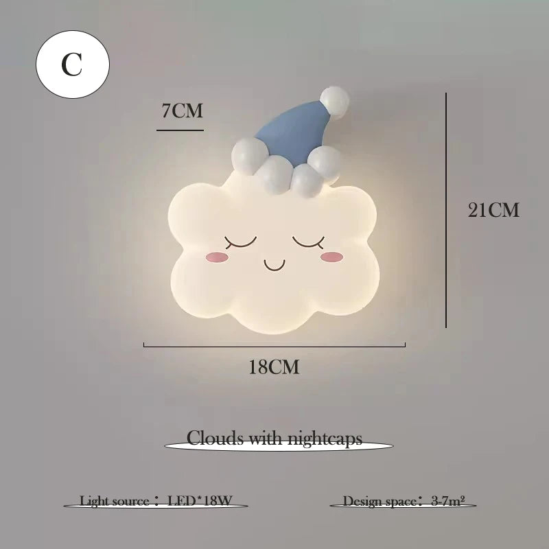 RomanticCloud - Wandlamp Kinderkamer Prinsessenstijl