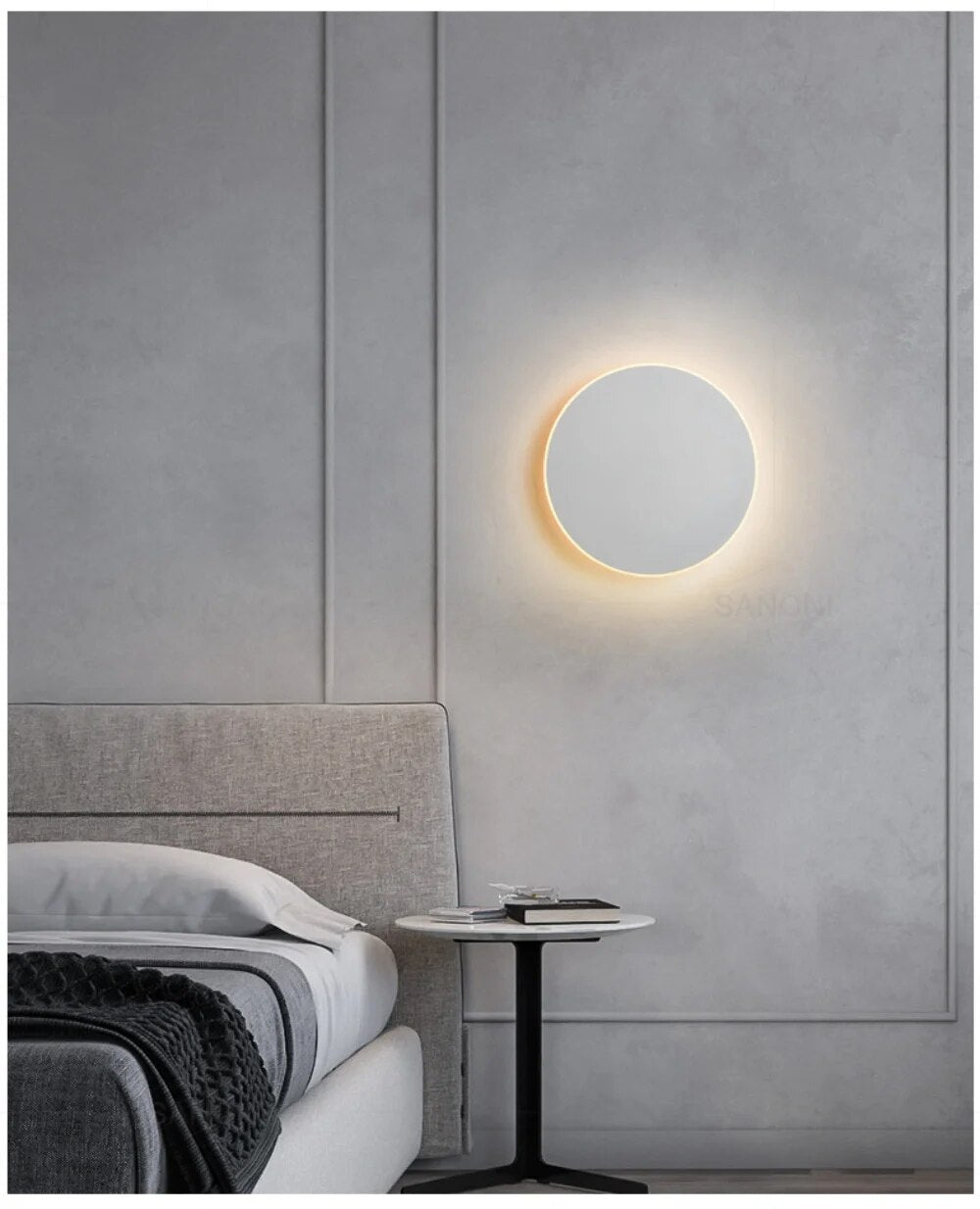 SleekGlow - Moderne Ronde LED Wandlamp