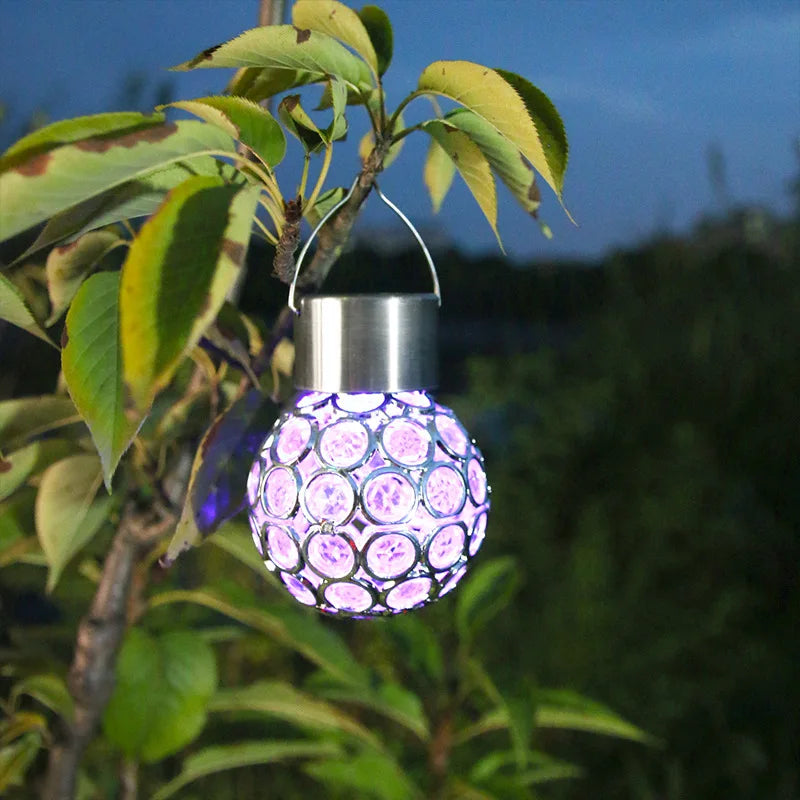 LumiSphere - Waterdichte Solar Holle Bol Lamp voor Buiten – LED Tuinverlichting voor Terras en Balkon