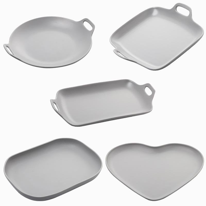 Boerenstijl Melamine Dinerservies Trays Set met Handvatten