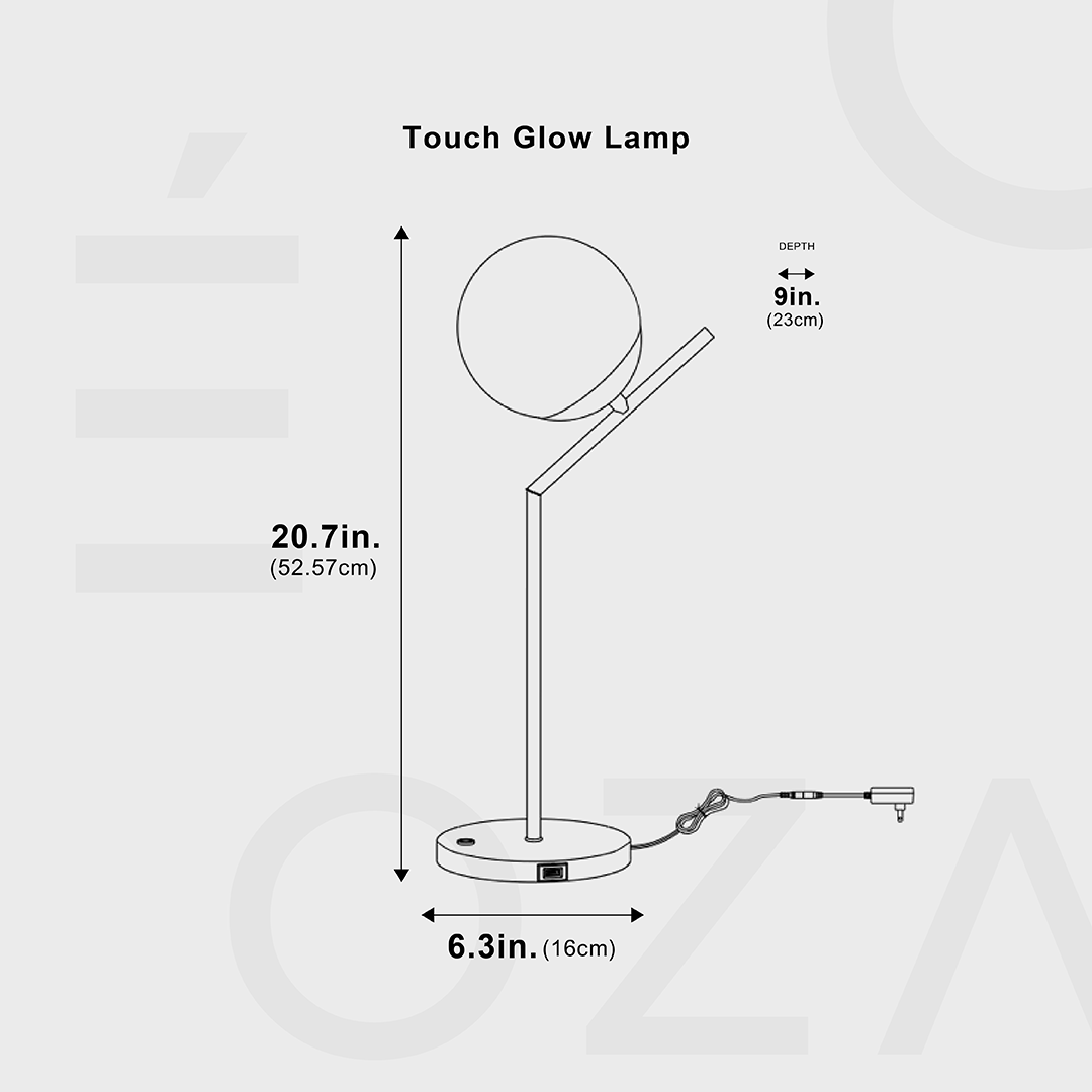 GlowTouch Tafellamp - Moderne en Stijlvolle LED Lamp